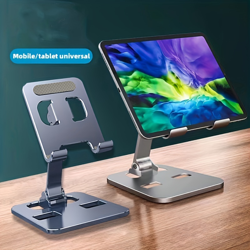 All‑Metal Foldable Lifting Phone & Tablet Stand – Multi‑Angle, Desktop & Portable