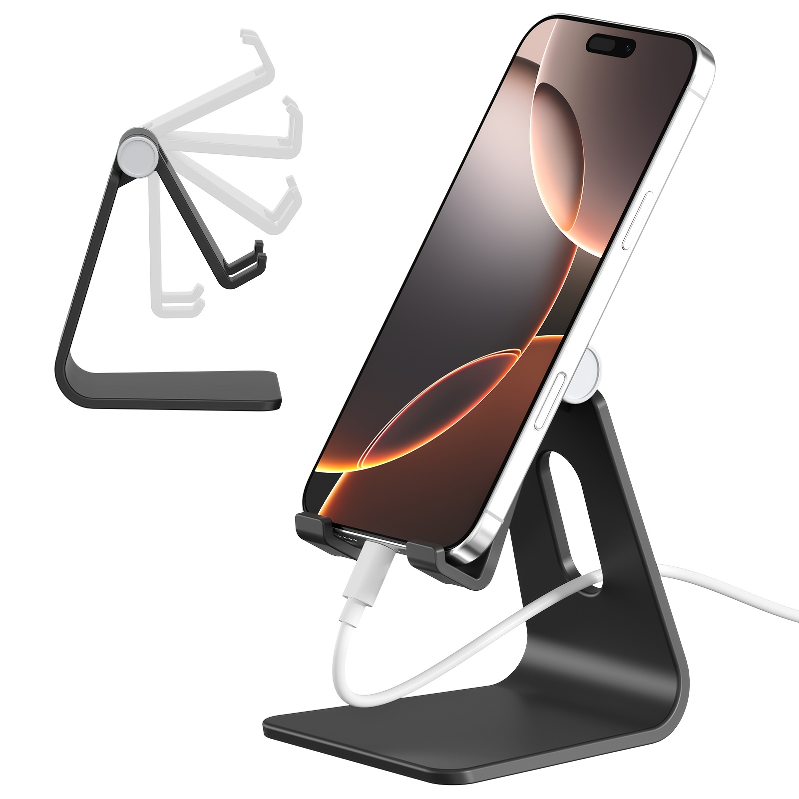 Foldable Flat Mobile Phone Holder – Ultra‑Slim, Universal & Portable Stand