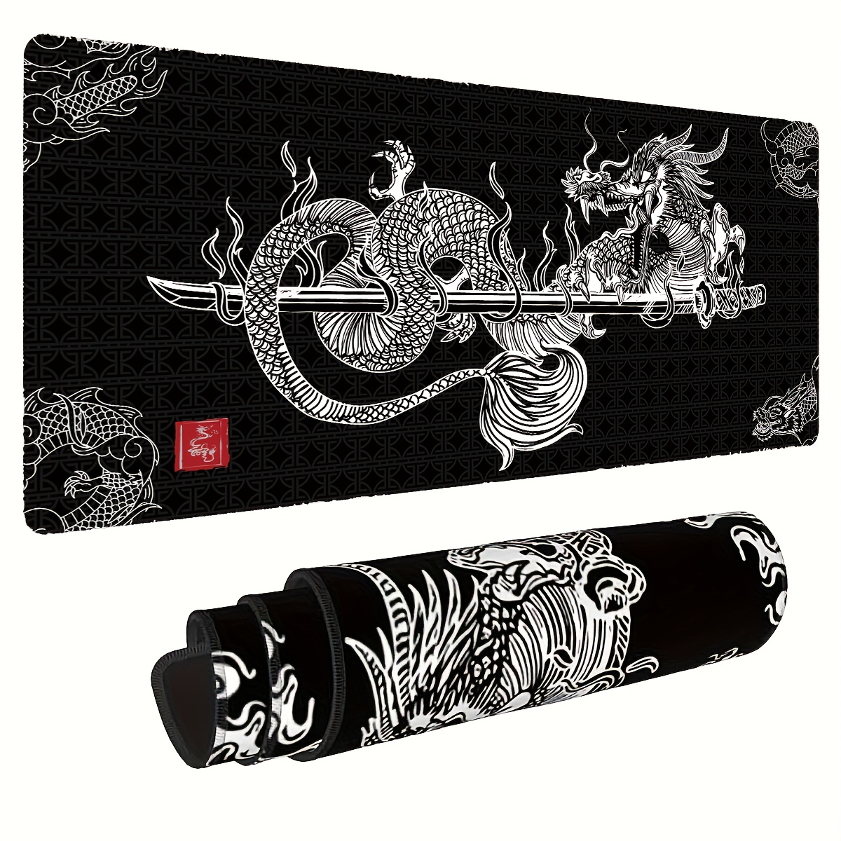 Extra-Large Japanese-Style Mouse Pad – Non-Slip, Washable Rubber Desk Mat