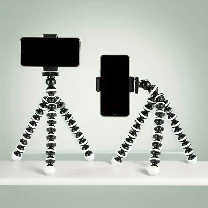 Adjustable Height Stainless Steel Mini Tripod – Portable, 360° for Smartphone & Projector